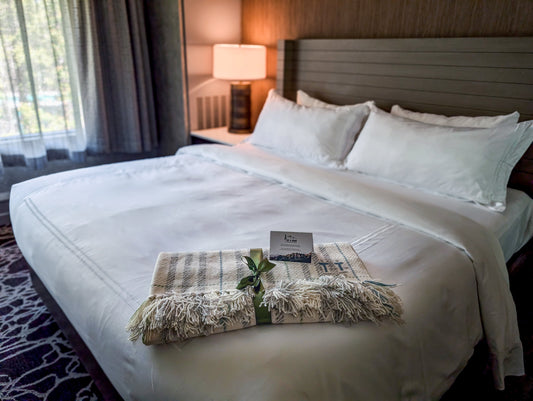 Traceable Textiles Showcases Handwoven Parkland Blankets at the G7 Summit