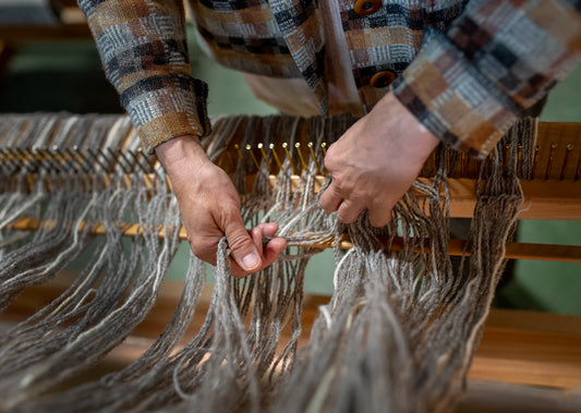 Edmonton handmade woven wool fabric for blankets