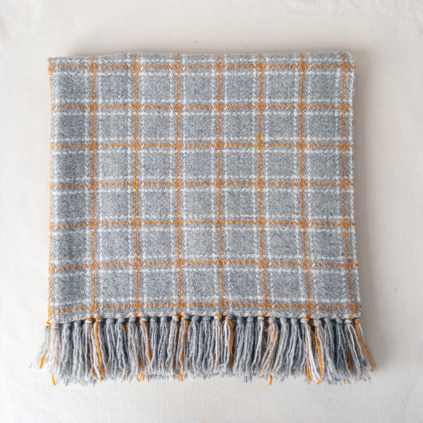 Dornick / Herringbone Check Woolen Blanket