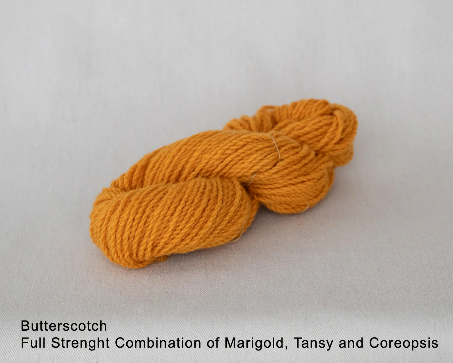 Naturally Dyed Wool Yarn / 2oz Skeins
