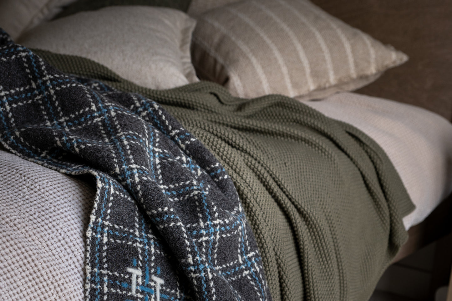 Dornick / Herringbone Woolen Blanket