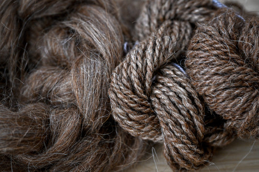 Spinning Llama and Alpaca Fibre