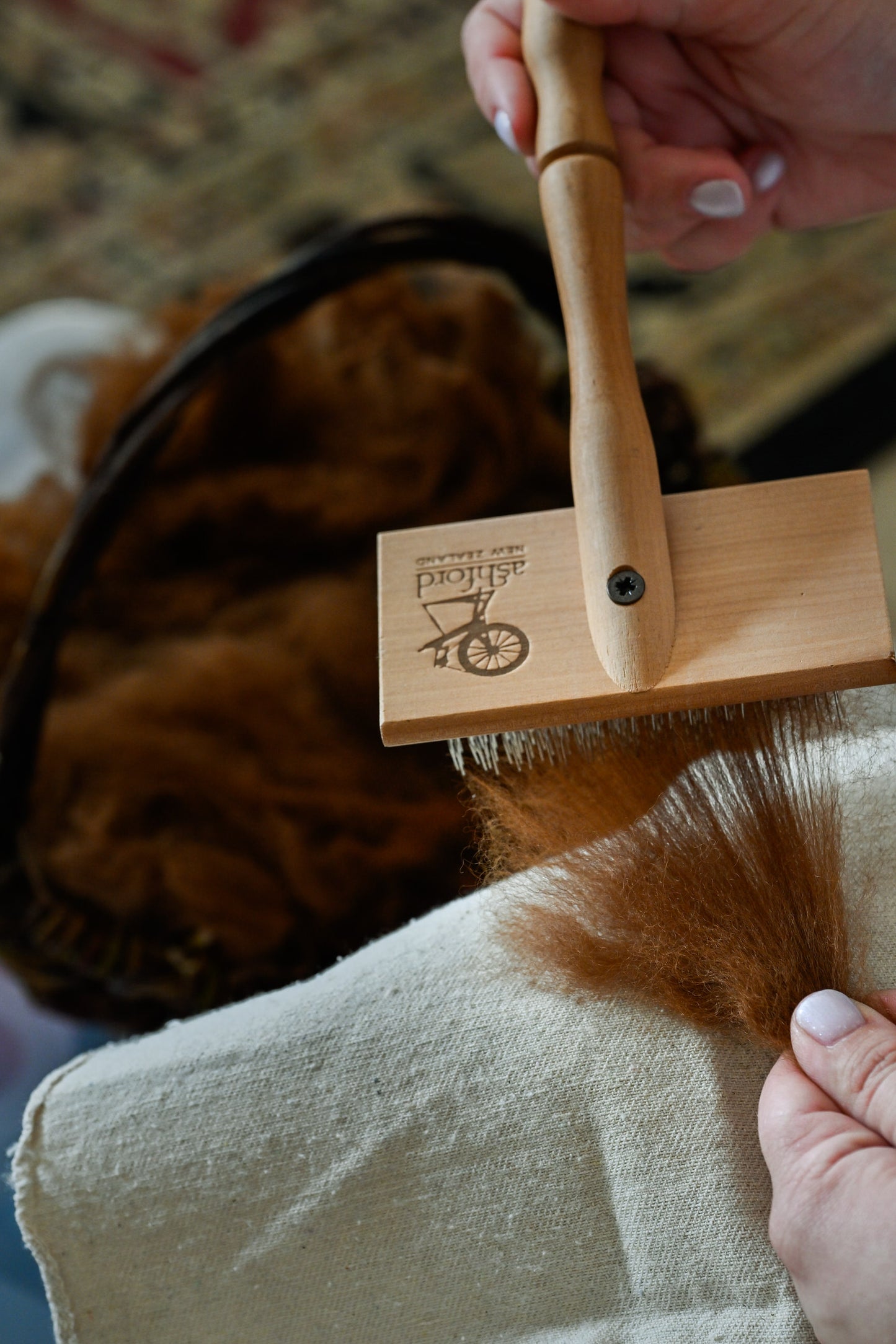 Spinning Llama and Alpaca Fibre