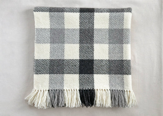 Edmonton Handwoven Wool Blanket