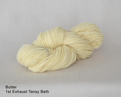 Naturally Dyed Wool Yarn / 2oz Skeins