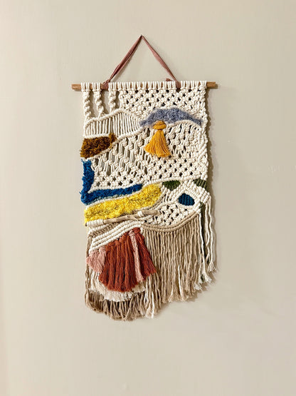 June 21st  Macrame + Weaving Class - Intermediate Macraweave Wall Hanging