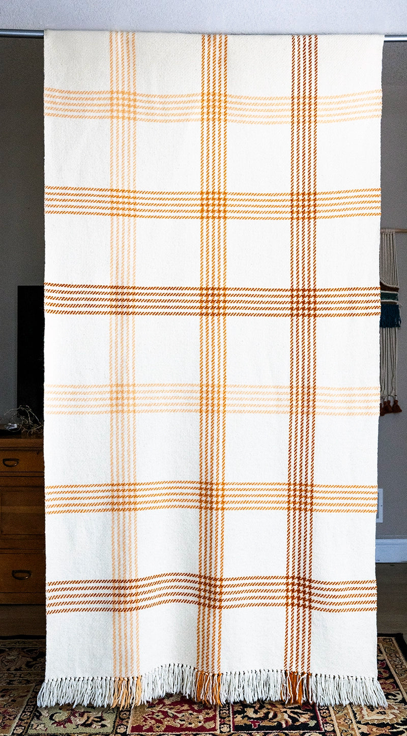 Northern Shades Handwoven Woolen Throw