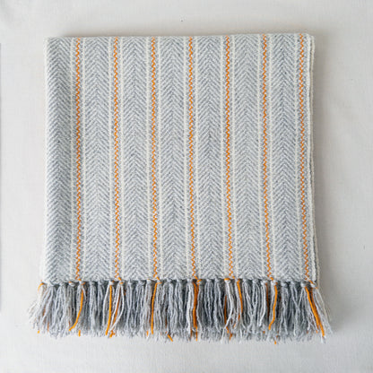 Dornick/Herringbone Woolen Throw