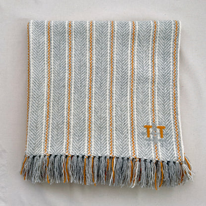 Dornick/Herringbone Woolen Throw