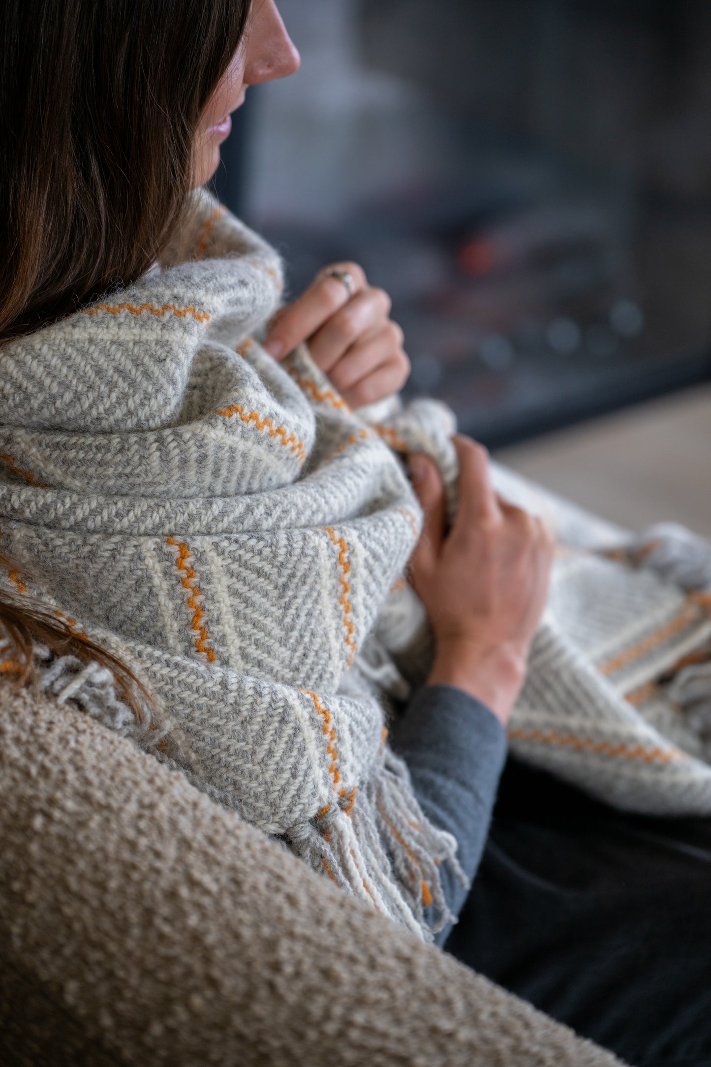 Weave a Parkland Throw - Winter Retreat