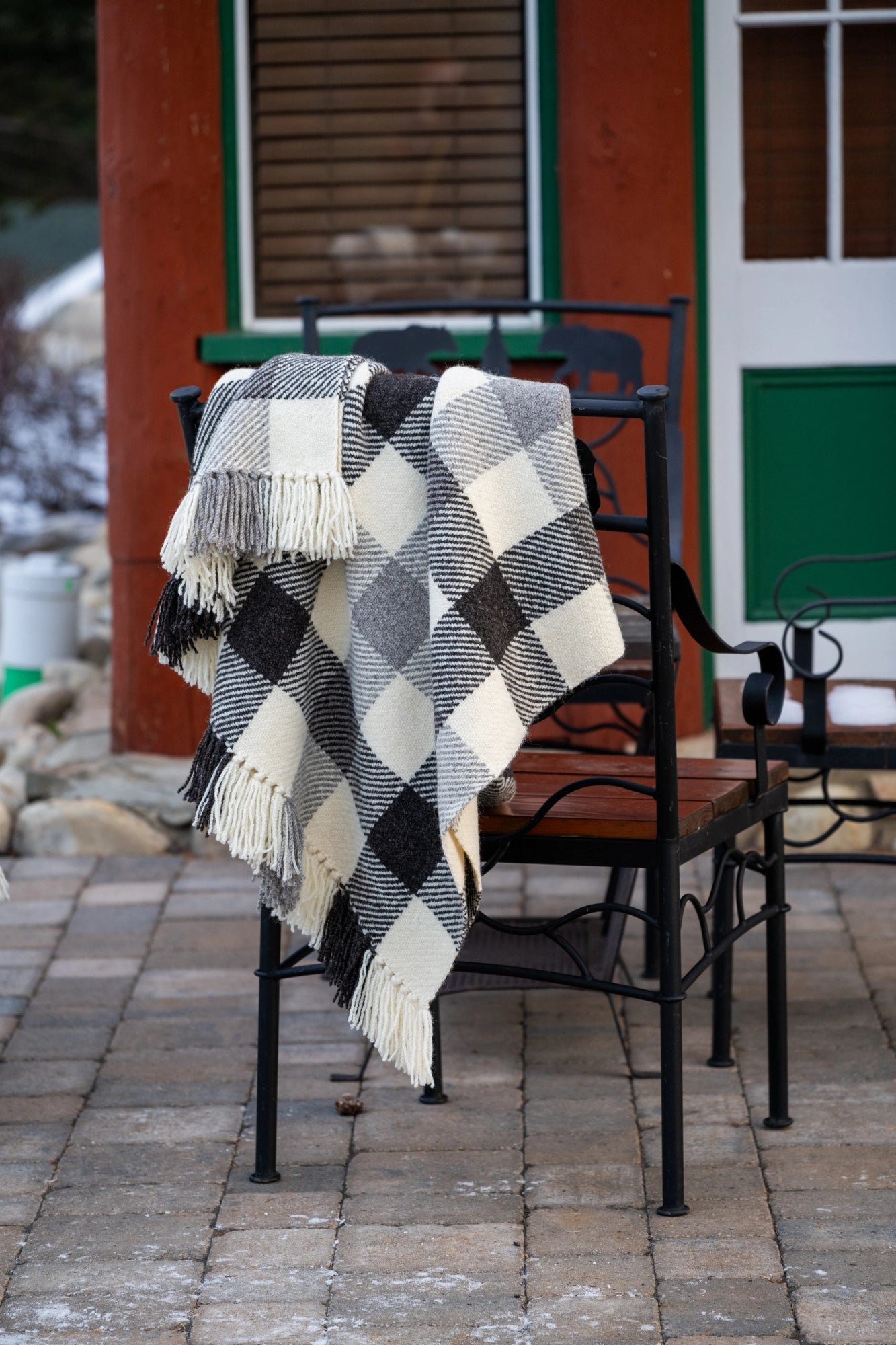 Woodlands Handwoven Woolen Blanket Throw