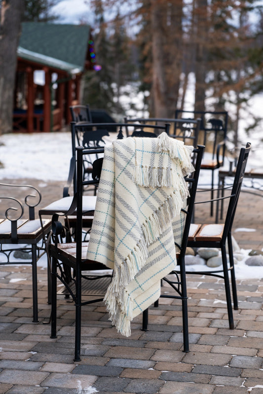Parkland Prairie Sky Woolen Blanket — Chosen Gift for the 2025 G7 Summit in Kananaskis, Alberta